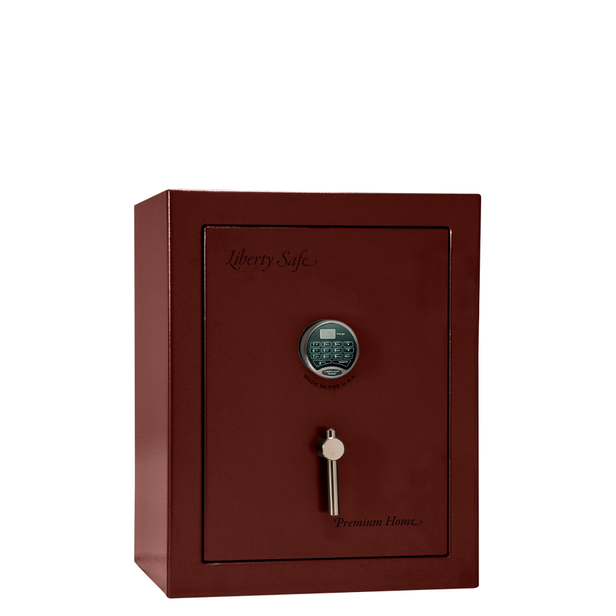 Premium Home Series | Level 7 Security | 2 Hour Fire Protection | 08 | Dimensions: 29.75"(H) x 24.5"(W) x 19"(D) | Burgundy Marble - Closed Door