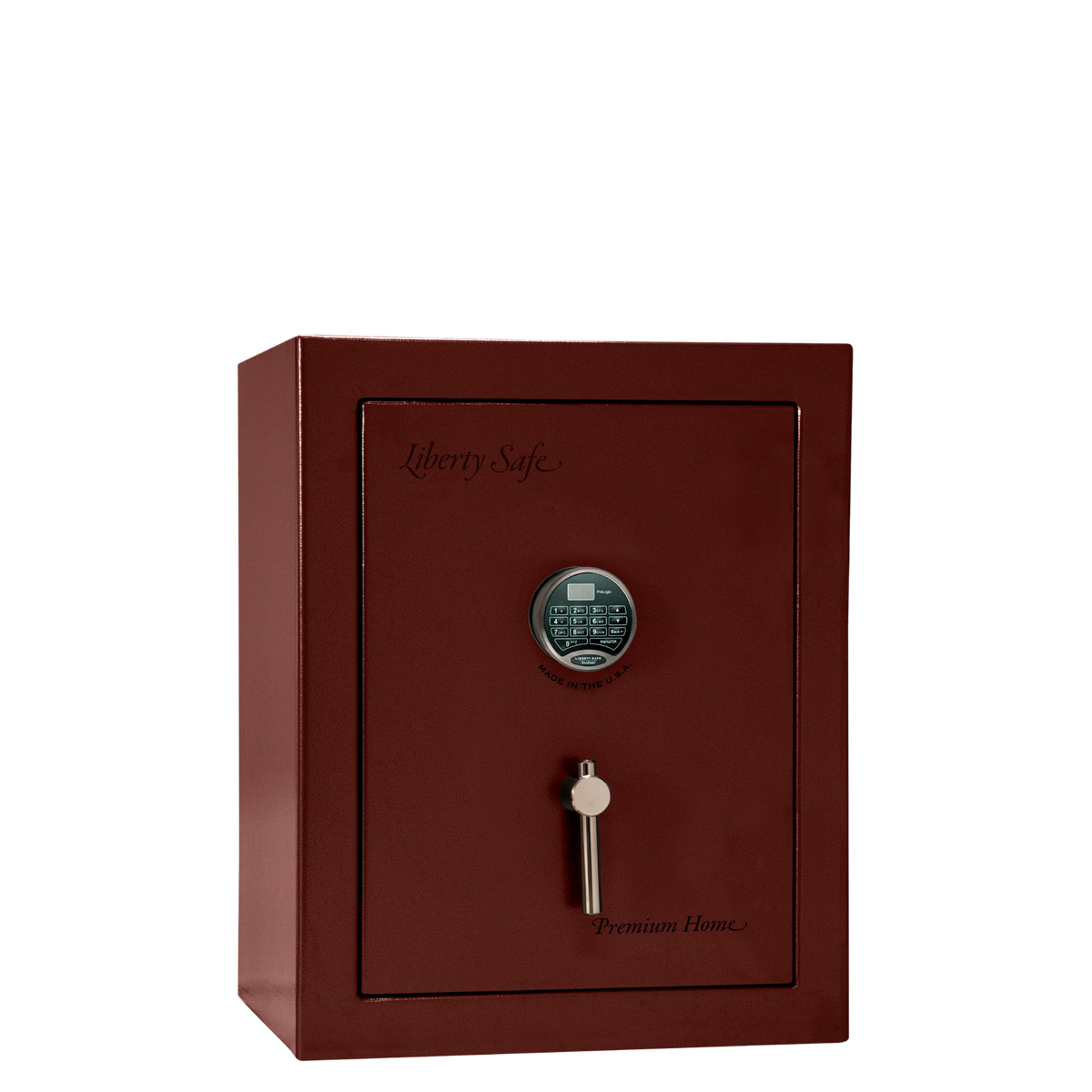 Premium Home Series | Level 7 Security | 2 Hour Fire Protection | 08 | Dimensions: 29.75&quot;(H) x 24.5&quot;(W) x 19&quot;(D) | Burgundy Marble - Closed Door