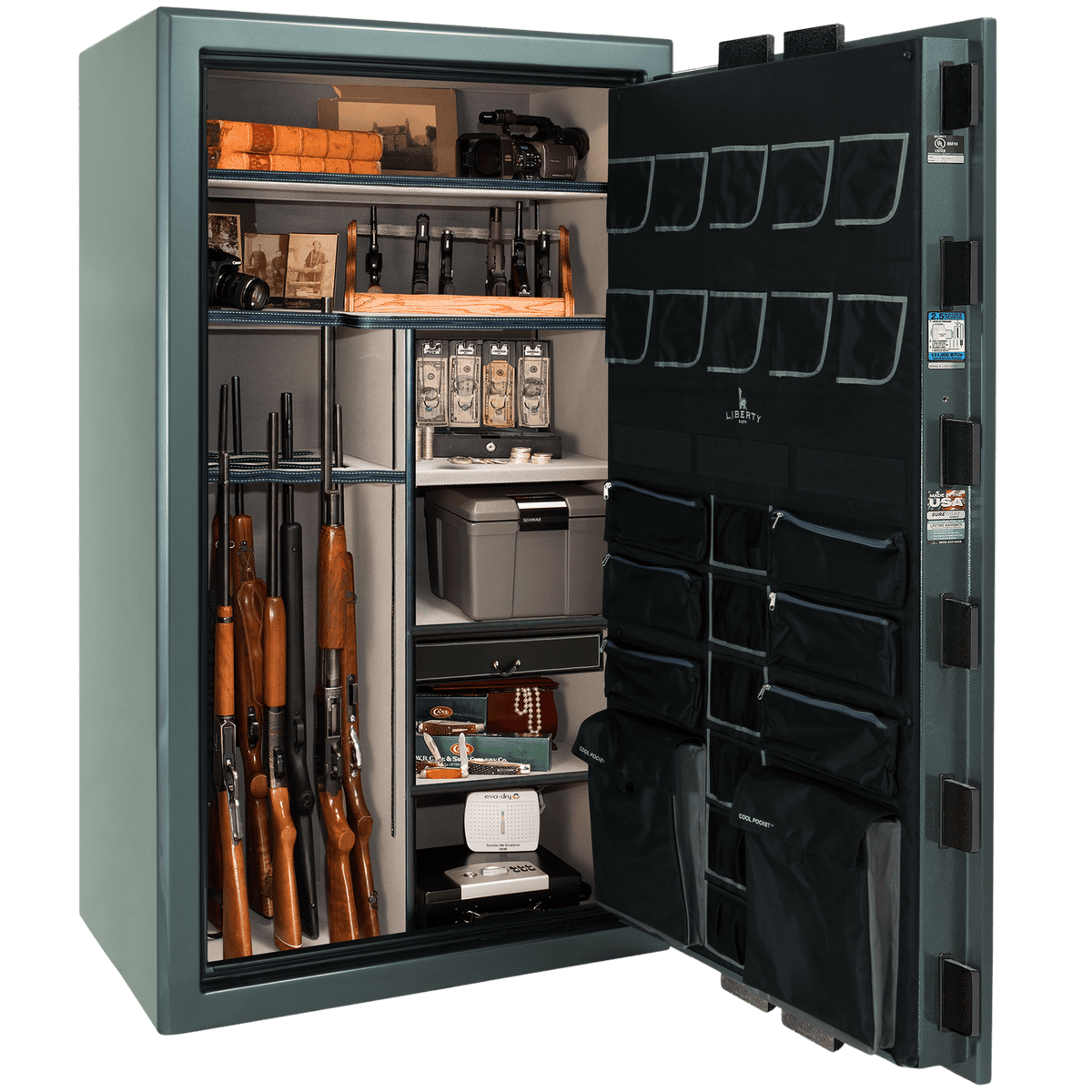 Liberty Safe | Presidential 50 | Forest Mist | Level 8 Security | 2.5 Hours Fire Protection