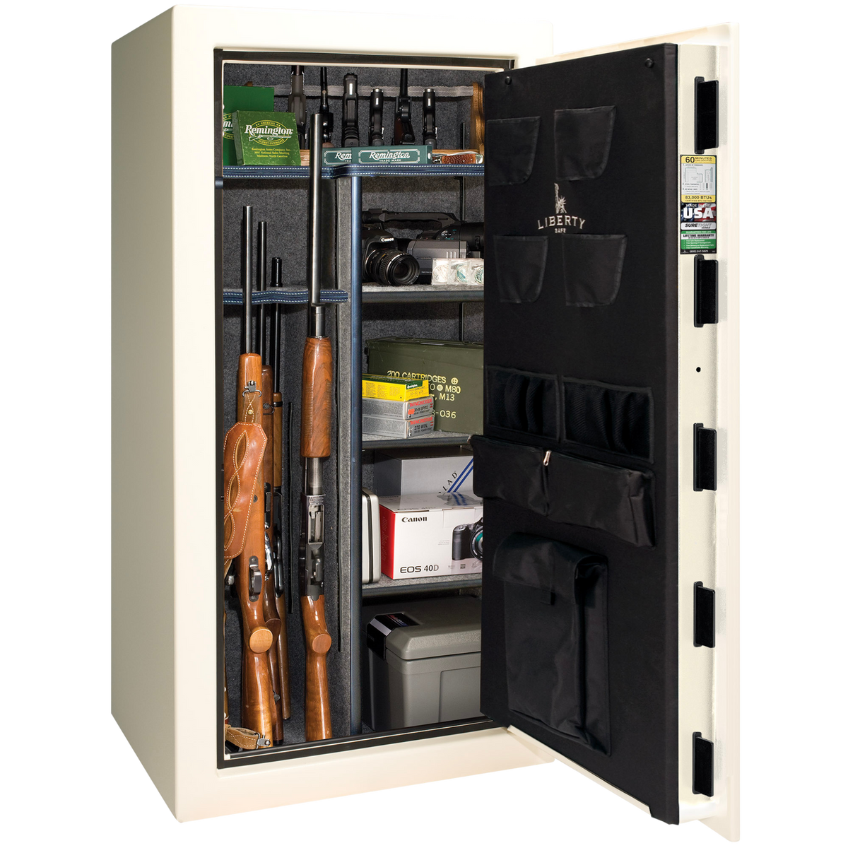 Liberty Safe | USA | White Gloss | Level 3 Security | 60 Minute Fire Protection - Labor Day 2025