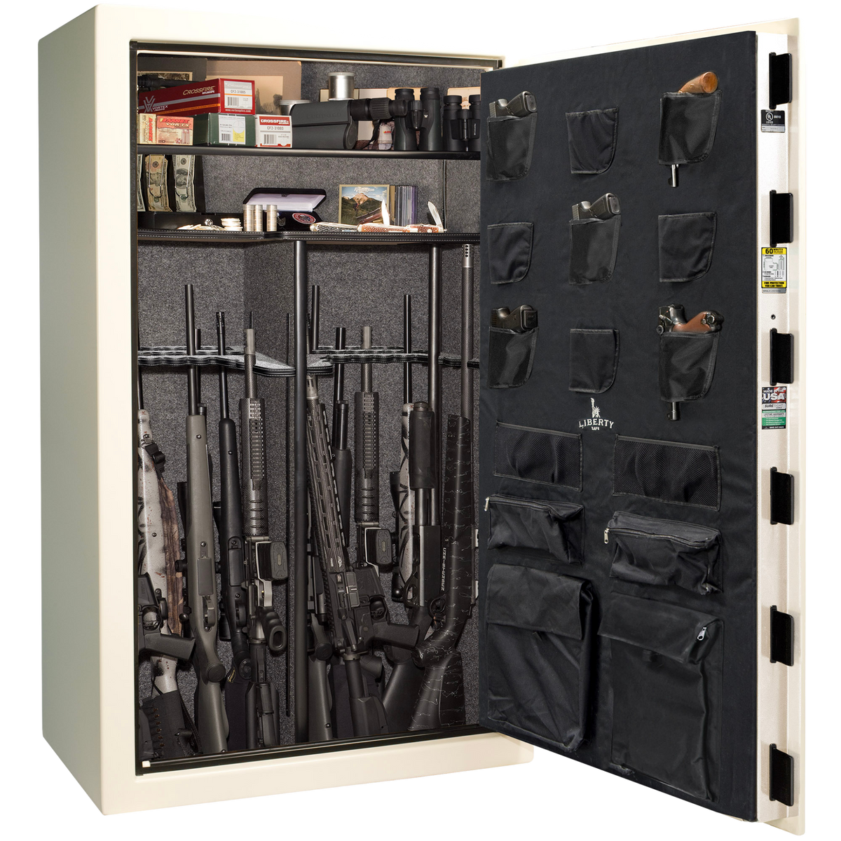 Liberty Safe | USA | White Gloss | Level 3 Security | 60 Minute Fire Protection - Labor Day 2025