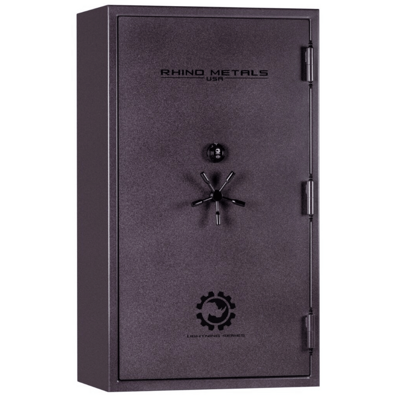 Rhino Metals | Lightning AX6033 | Blackstone Textured | Brass Hardware | Electronic Lock | Clearance
