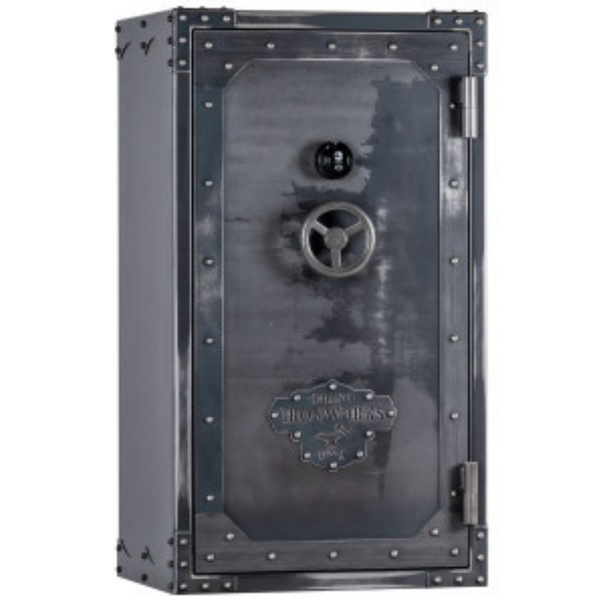 Rhino Metals Lightning Ironworks Series AIX6033 – 60&quot;H x 33&quot;W x 27&quot;D, 42 long gun safe with SafeX® Security System in Atlanta.