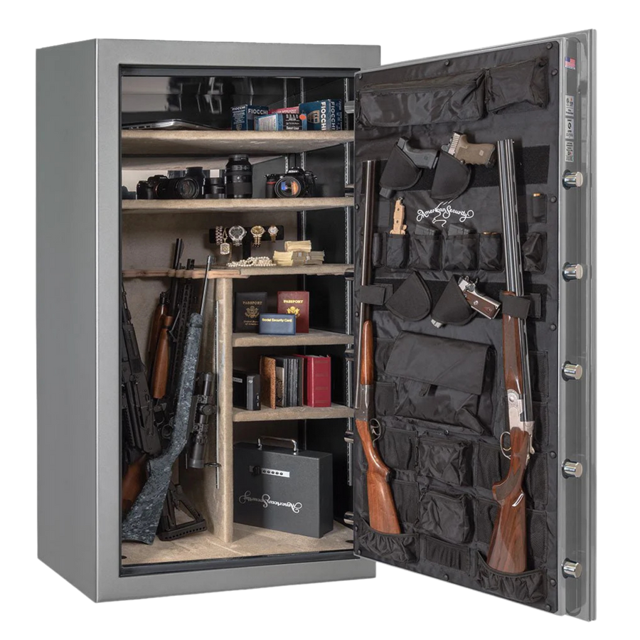 AMSEC | BFII 6636 | Black | Level 9 Security | 120 Minute Fire Protection - Clearance open view