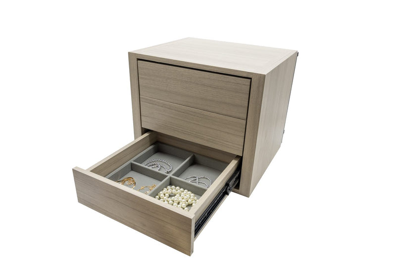 Liberty ProFlex 3-drawer jewelry box accessory with an open drawer showing jewelry storage trays